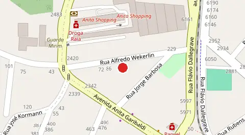 Mapa da localização