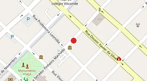 Mapa da localização