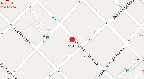 Mapa da localização