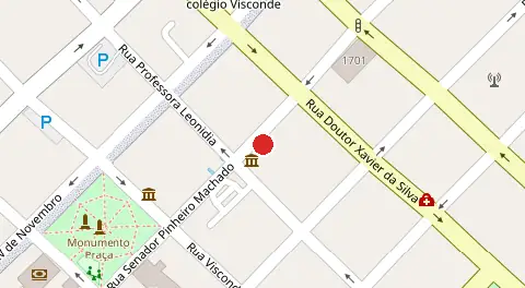 Mapa da localização