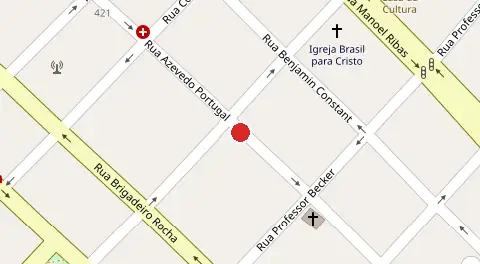 Mapa da localização