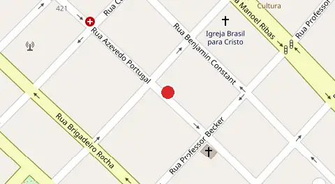 Mapa da localização