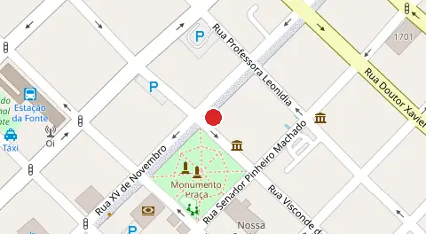 Mapa da localização