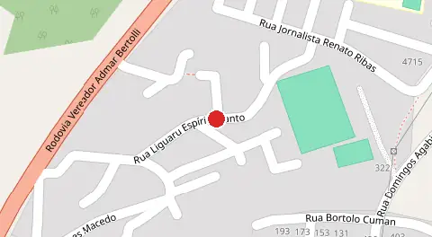 Mapa da localização