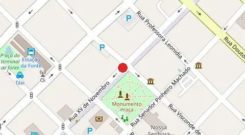 Mapa da localização
