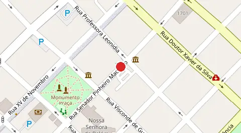 Mapa da localização