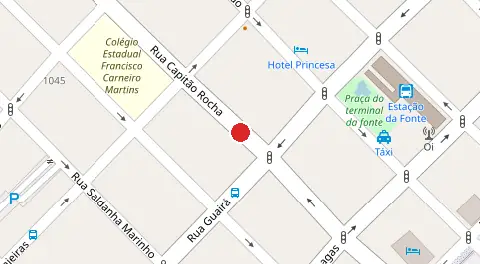 Mapa da localização