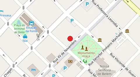 Mapa da localização