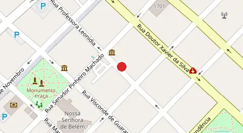 Mapa da localização