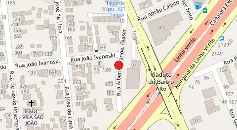 Mapa da localização