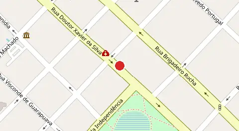 Mapa da localização