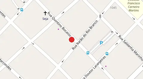 Mapa da localização