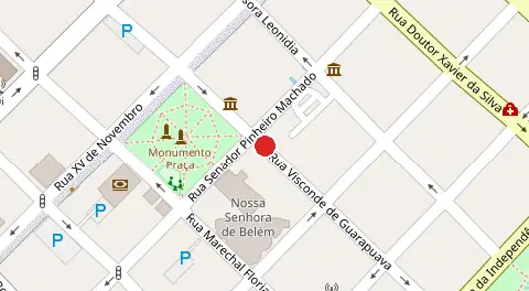 Mapa da localização