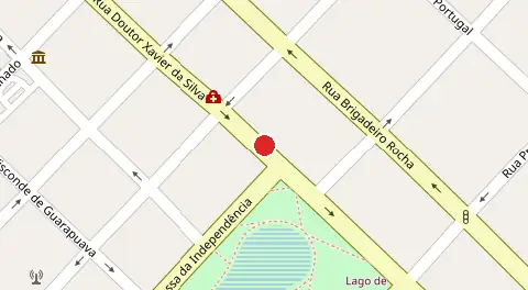 Mapa da localização