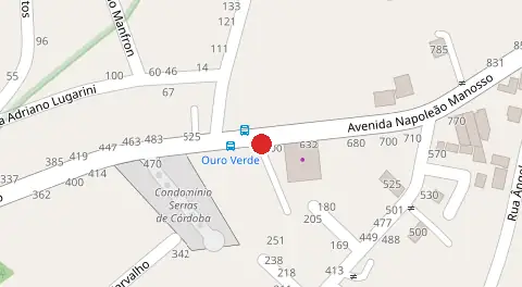 Mapa da localização