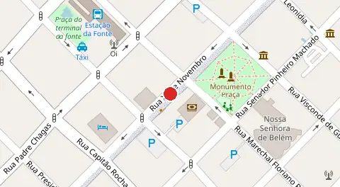 Mapa da localização