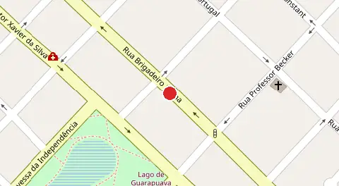 Mapa da localização