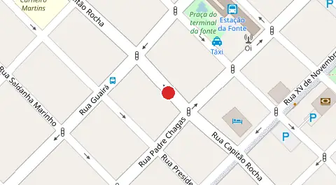 Mapa da localização