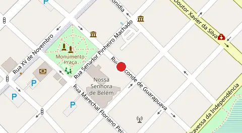 Mapa da localização