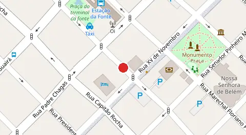 Mapa da localização