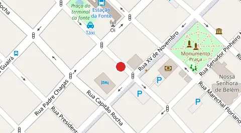 Mapa da localização