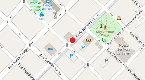 Mapa da localização