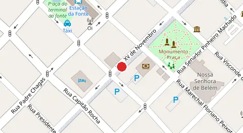 Mapa da localização