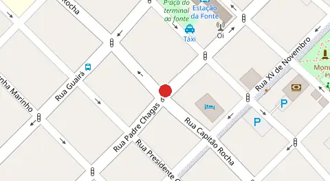 Mapa da localização