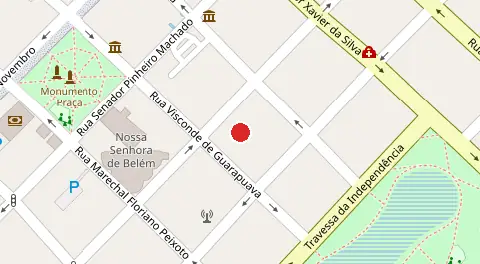 Mapa da localização