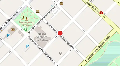 Mapa da localização