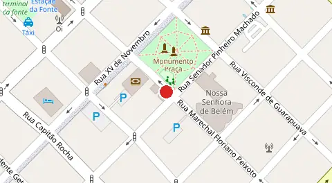Mapa da localização