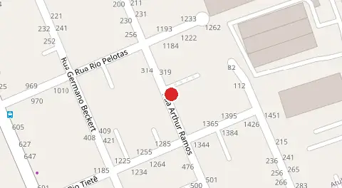 Mapa da localização