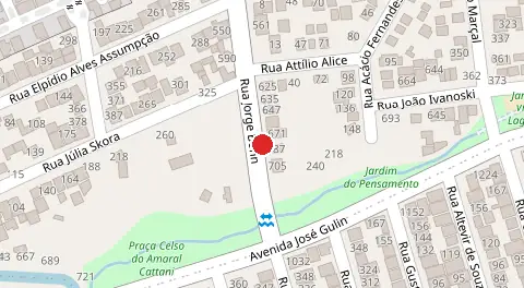 Mapa da localização