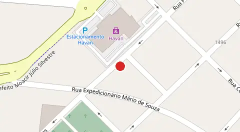 Mapa da localização