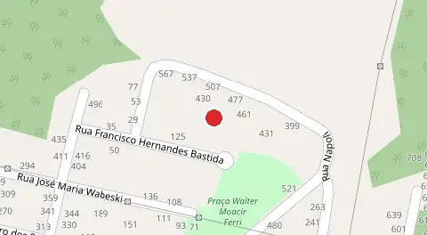 Mapa da localização