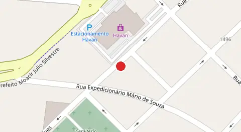 Mapa da localização