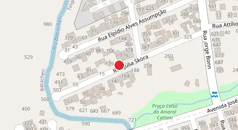 Mapa da localização