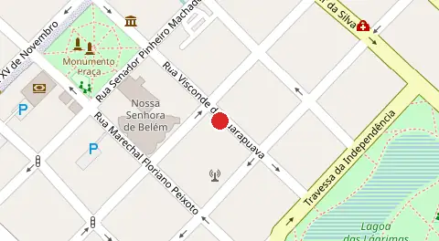 Mapa da localização