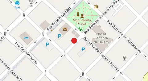 Mapa da localização
