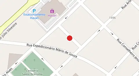 Mapa da localização