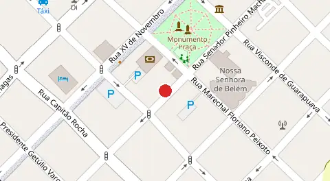 Mapa da localização