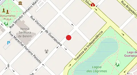 Mapa da localização