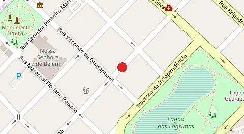 Mapa da localização