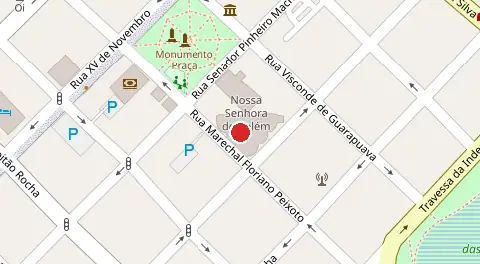 Mapa da localização