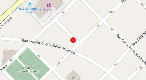 Mapa da localização