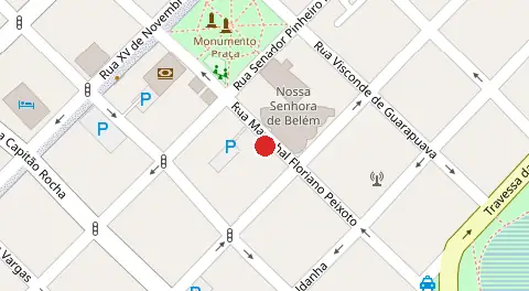 Mapa da localização