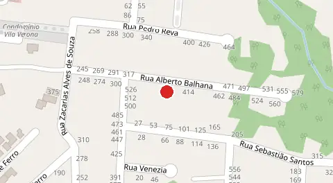 Mapa da localização