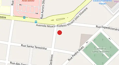 Mapa da localização