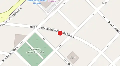 Mapa da localização