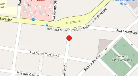 Mapa da localização